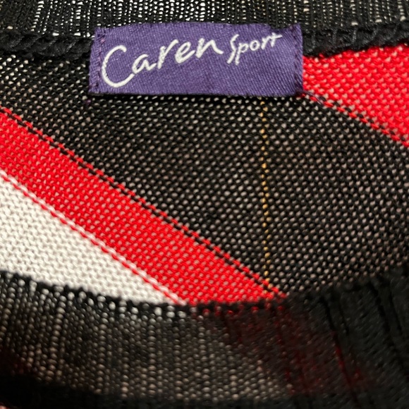 Vintage Striped Knitted Short Sleeved Sweater - Picture 5 of 10